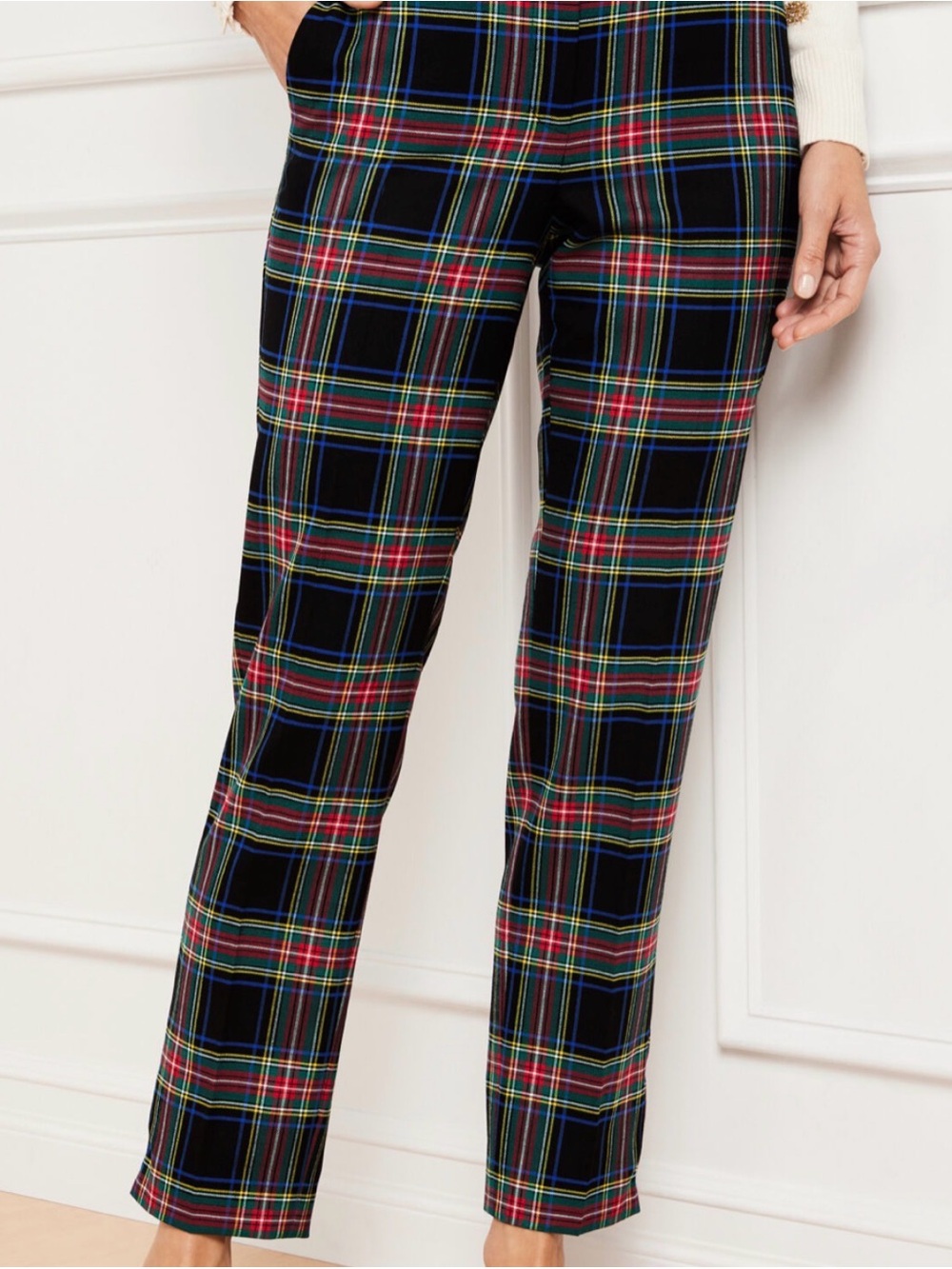 Talbots Plaid in Blue & Red Size 16 NWT
